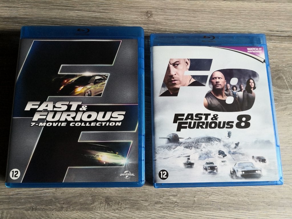 Blu-ray set fast and furious 1 tot 8, Ophalen of Verzenden, Nederlands, Blu-ray, Nederlands