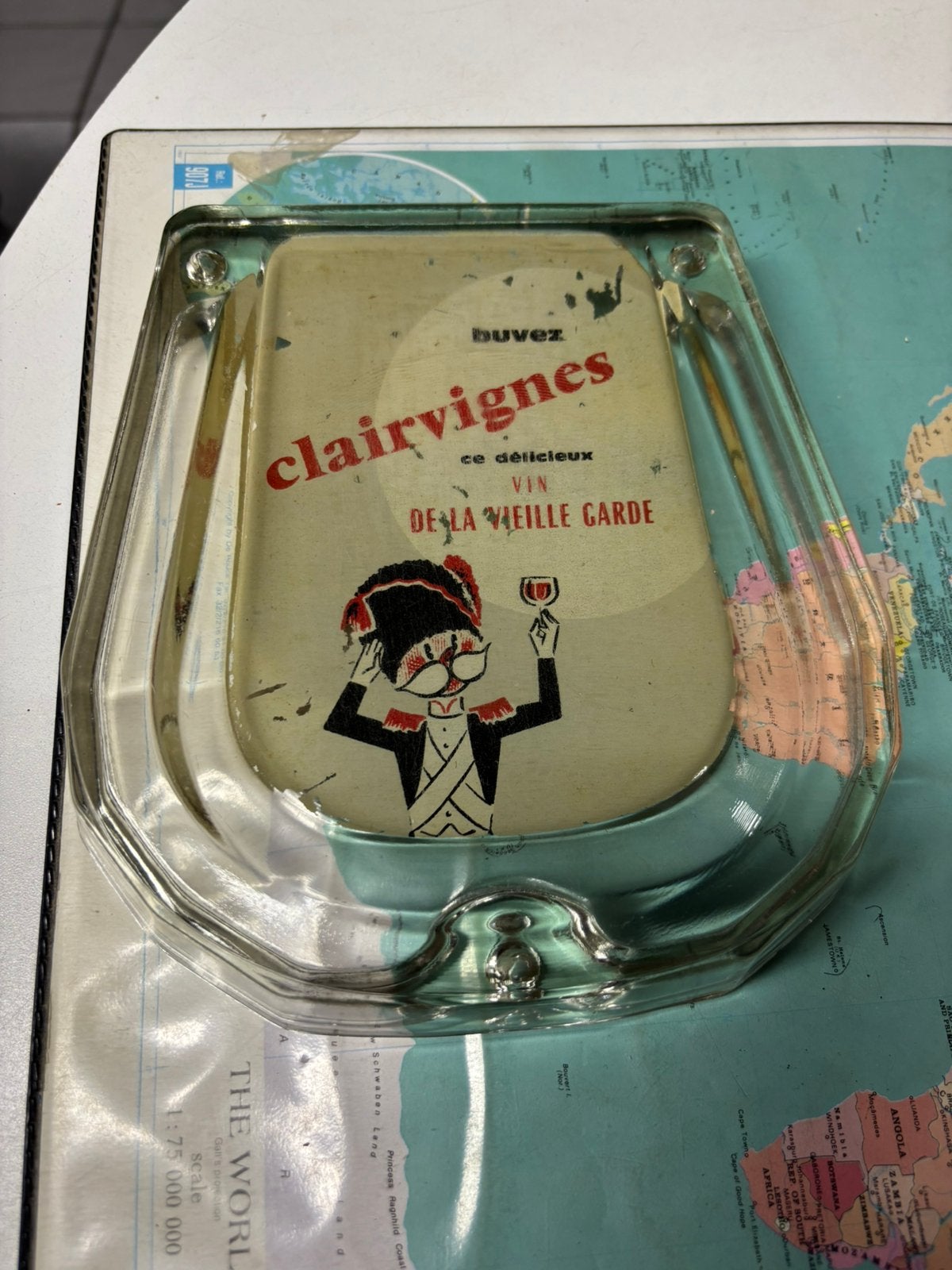Tirelire en verre revenue des années 1960, Enlèvement ou Envoi, Utilisé