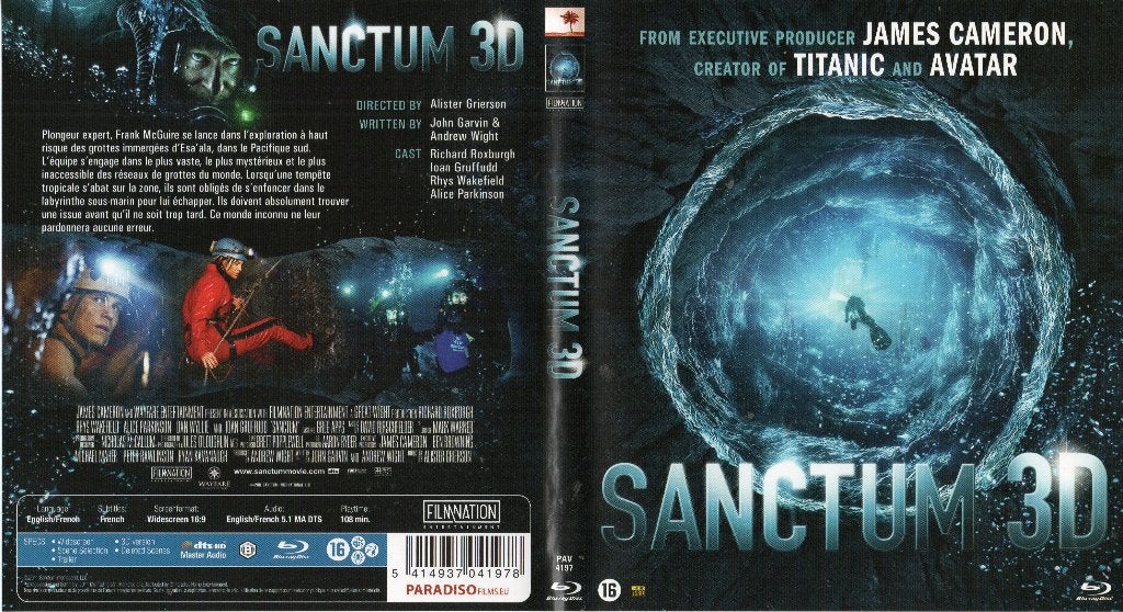 sanctum (blu-ray 3D & 2D) neuf, CD & DVD, Blu-ray, Enlèvement ou Envoi, Comme neuf, Drame