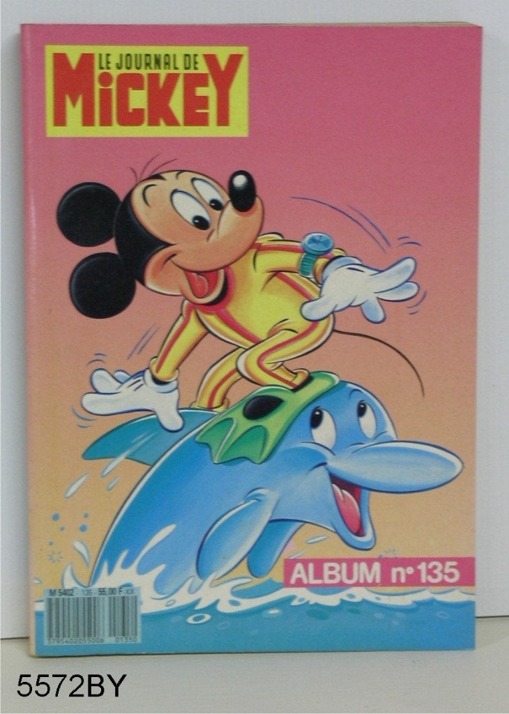 4 RELIURES PERIODIQUES MICKEY, Collections, Disney, Enlèvement ou Envoi, Mickey Mouse, Comme neuf