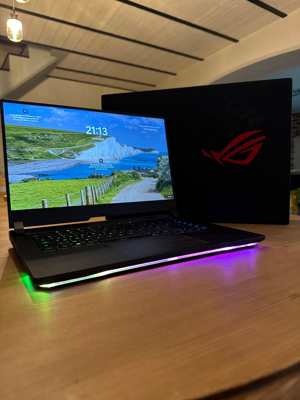 Asus ROG Strix G15 G513QM – Ryzen 9 / RTX 3060 / SSD 1 To, Computers en Software, Windows Laptops, Ophalen, Zo goed als nieuw