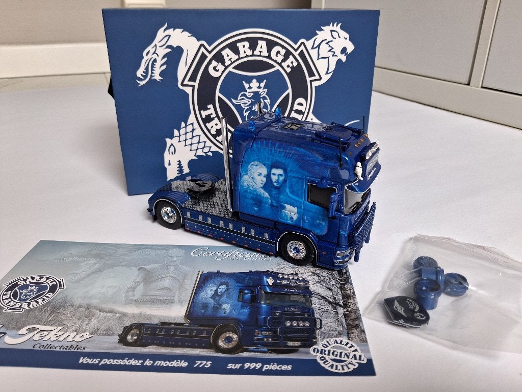 Scania 4serie Transrapid TEKNO, Hobby en Vrije tijd, Modelauto's | 1:50, Zo goed als nieuw, Bus of Vrachtwagen, Tekno, Ophalen of Verzenden