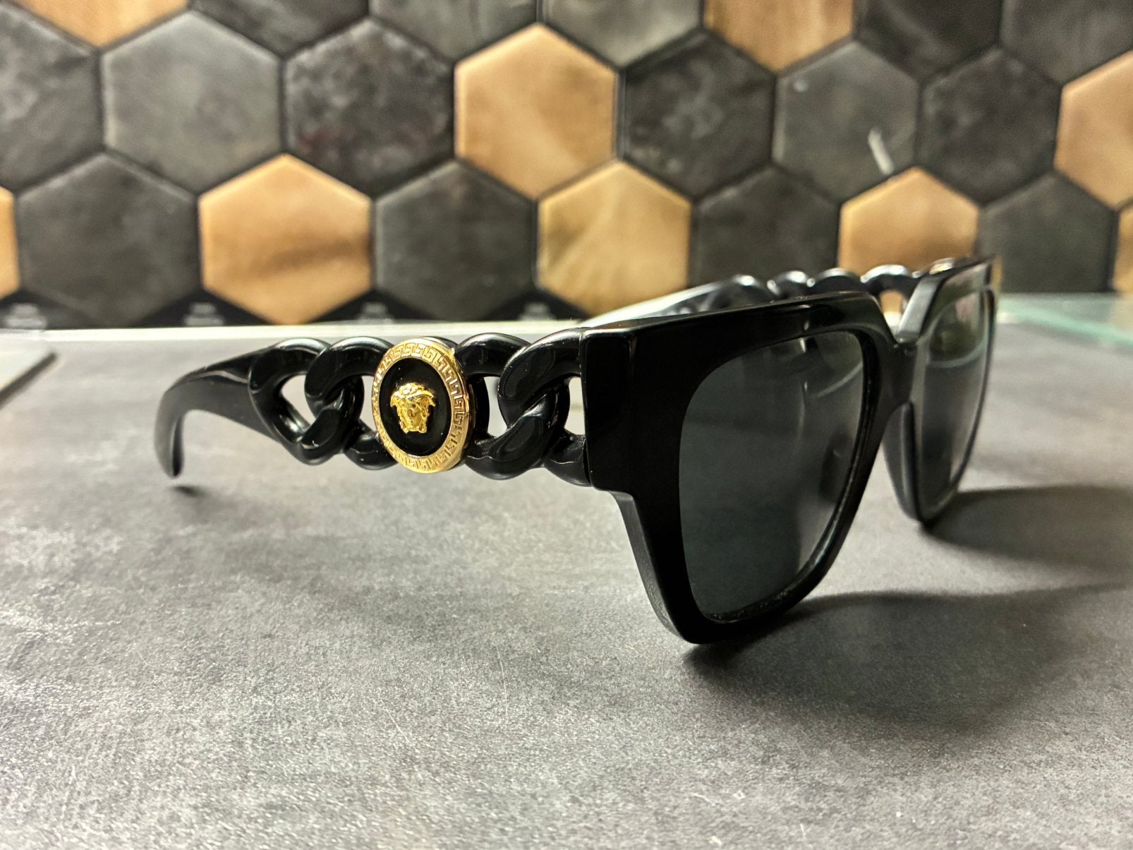 Versace bril dames, Zonnebril, Zwart, Nieuw, Ophalen