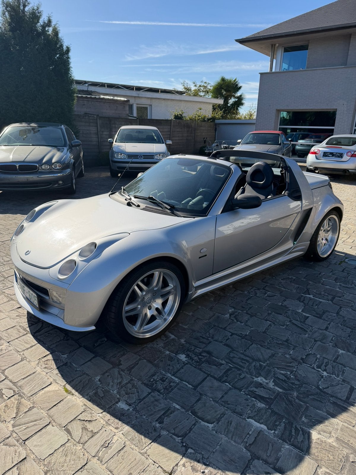 Smart Roadster BRABUS automaat met 65000km, Autos, Argent ou Gris, Achat, Entreprise, Roadster