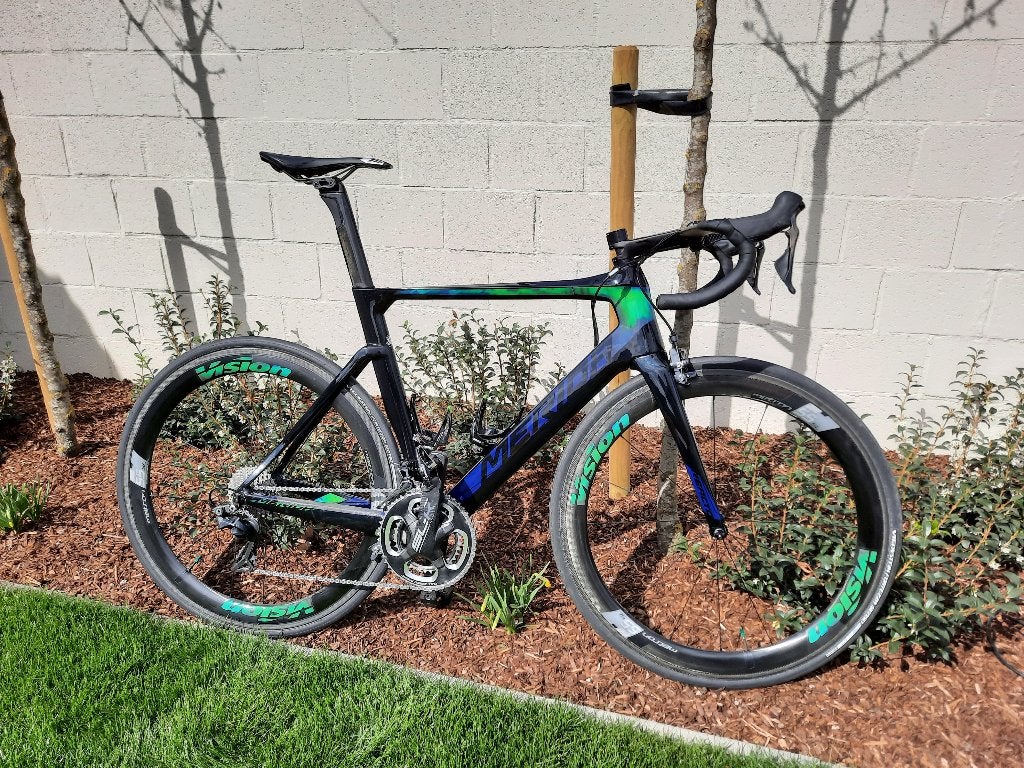 Merida Reacto racefiets, Velgrem, Zo goed als nieuw, 53 tot 57 cm, Ophalen
