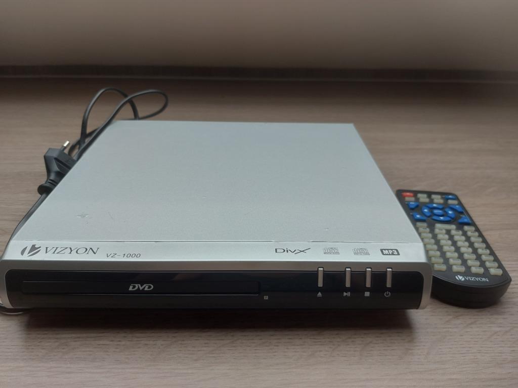 Vizyon VZ-1000 DIVIX PLAYER OF DIVX met afstandsbediening, Ophalen of Verzenden, Zo goed als nieuw, Dvd-speler, Overige merken