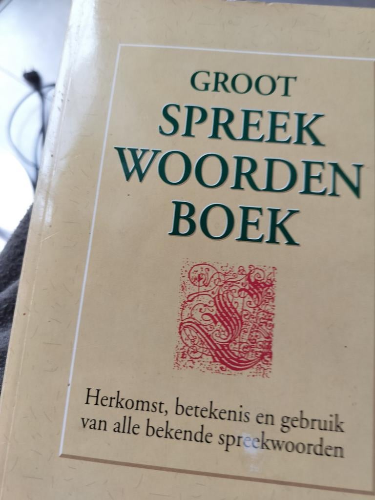 Groot spreekwoordenboek, Boeken, Ophalen
