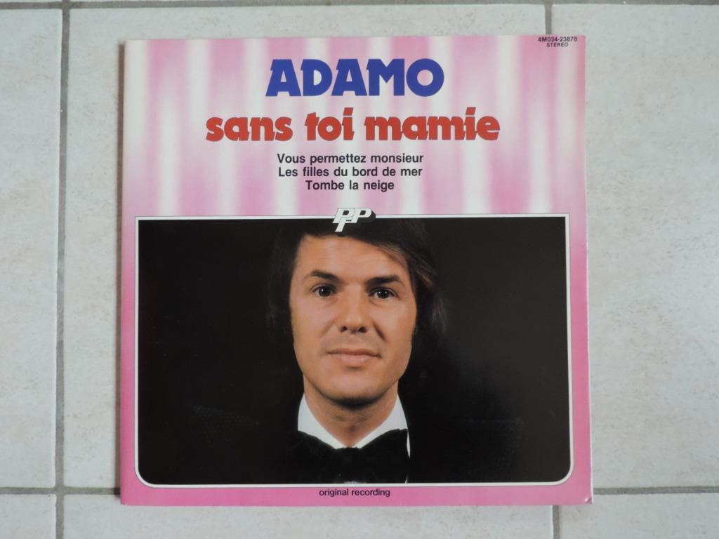 Adamo – Sans toi Mamie, CD & DVD, Vinyles | Pop, Comme neuf, Enlèvement ou Envoi