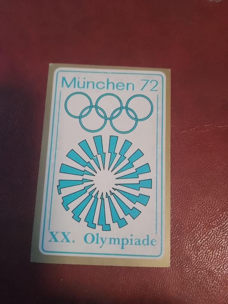 Panini Sticker nr 1 , München 72, Ophalen of Verzenden, Zo goed als nieuw, Sticker