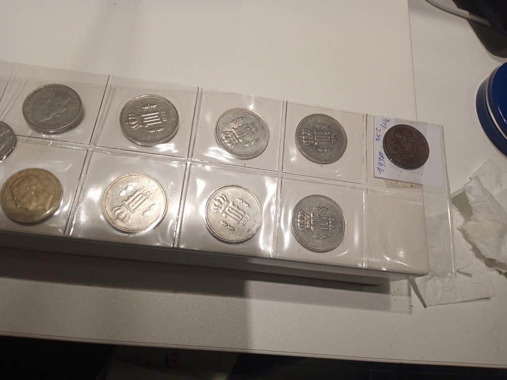 6 munten van 10fr Luxemburg  71-72-73-74-76 -78, Ophalen of Verzenden
