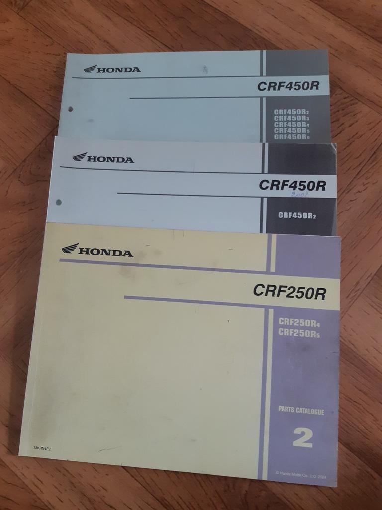 Livres de pièces de rechange originaux pour Honda Crf 250 45, Enlèvement