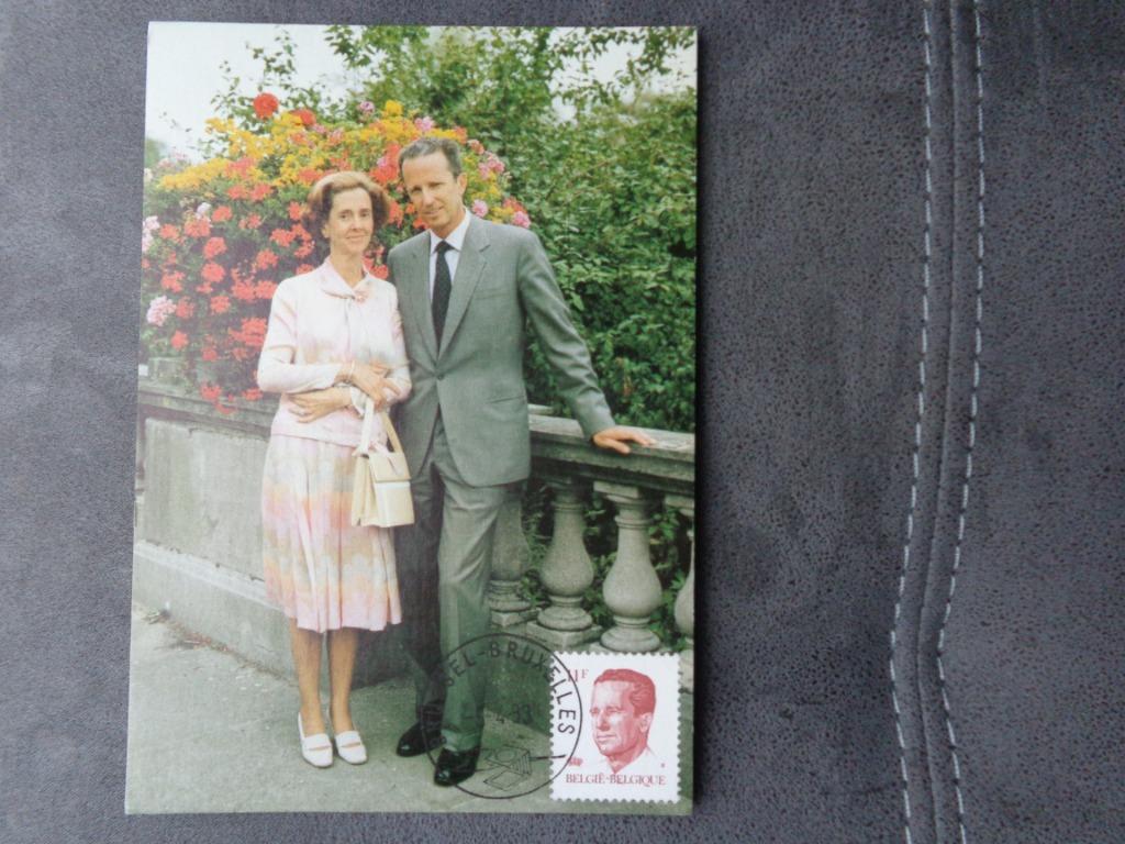 1 maximum kaart uit 1983 Baudouin Fabiola(postzegel 2085), Postzegels en Munten, Ophalen