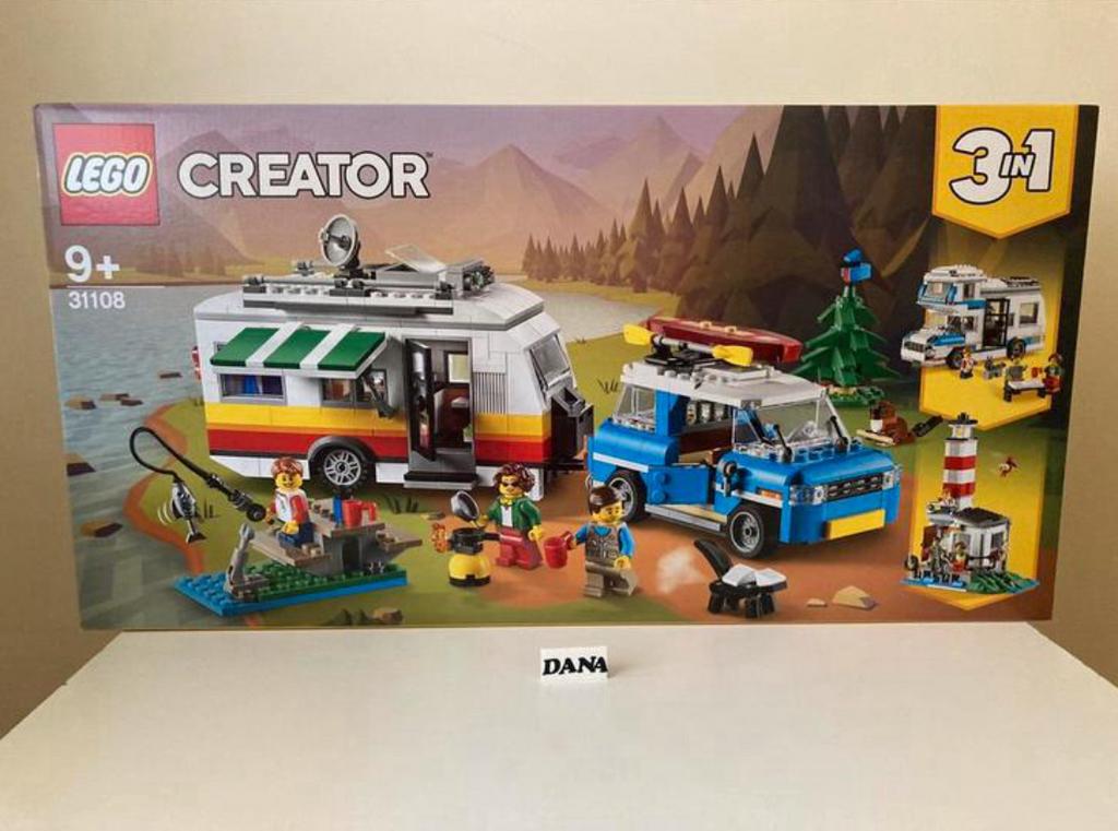 Lego Creator (31108) Familievakantie met caravan. Nieuw!, Ophalen of Verzenden, Nieuw, Lego