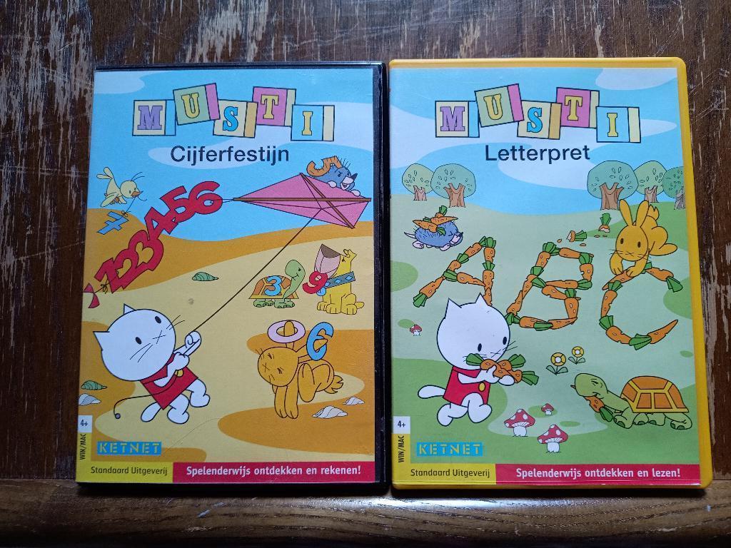 cd roms van musti, Cd's en Dvd's, Cd's | Kinderen en Jeugd, Ophalen, Zo goed als nieuw