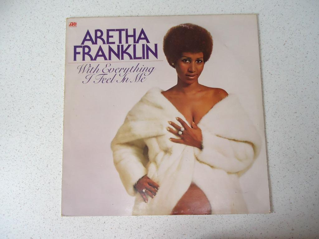 LP van "Aretha Franklin" With Everything I Feel In Me., Enlèvement ou Envoi, Utilisé, 12 pouces