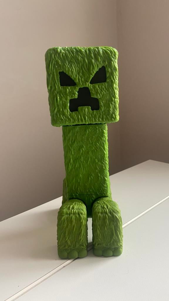 Figurine Minecraft Creeper grand format MATTEL, Enlèvement ou Envoi, Comme neuf