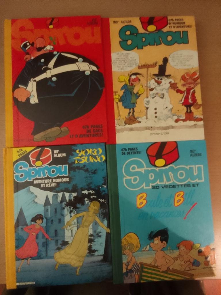 Albums SPIROU 166 - 167 - 168  BE 1983 1984, Enlèvement ou Envoi, Utilisé