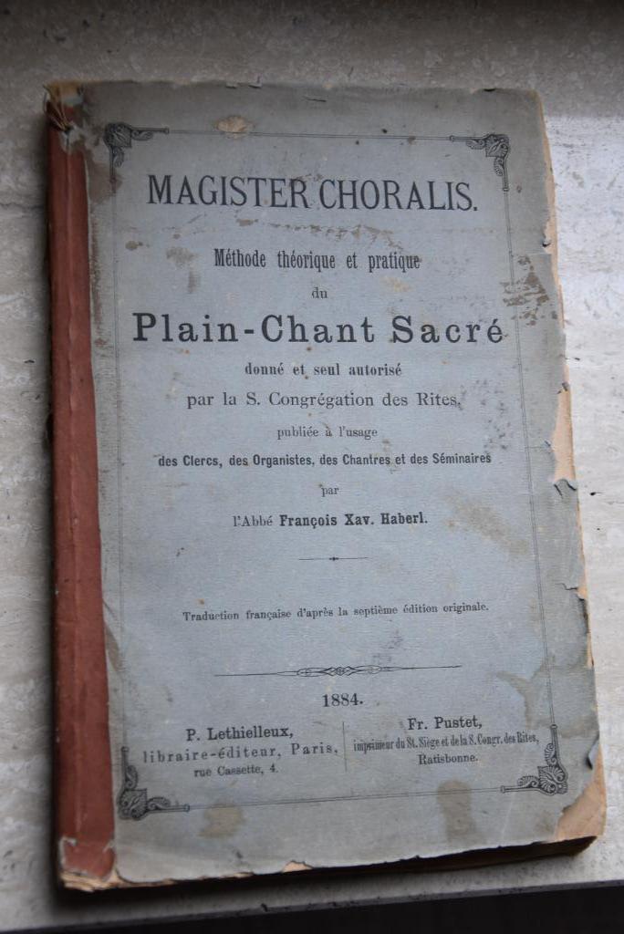 Chant simple, sacré, 1884, Livres, Musique, Envoi, Utilisé, Autres sujets/thèmes