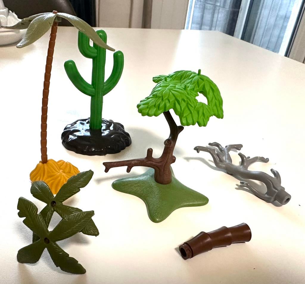 Playmobil, bomen, palmbomen, stammen, Kinderen en Baby's, Speelgoed | Playmobil, Gebruikt