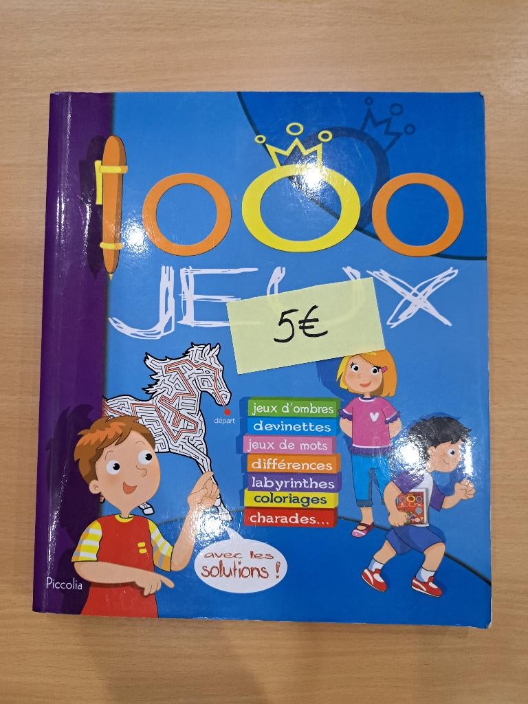 1000 jeux, Enlèvement ou Envoi, Utilisé, Livre casse-tête