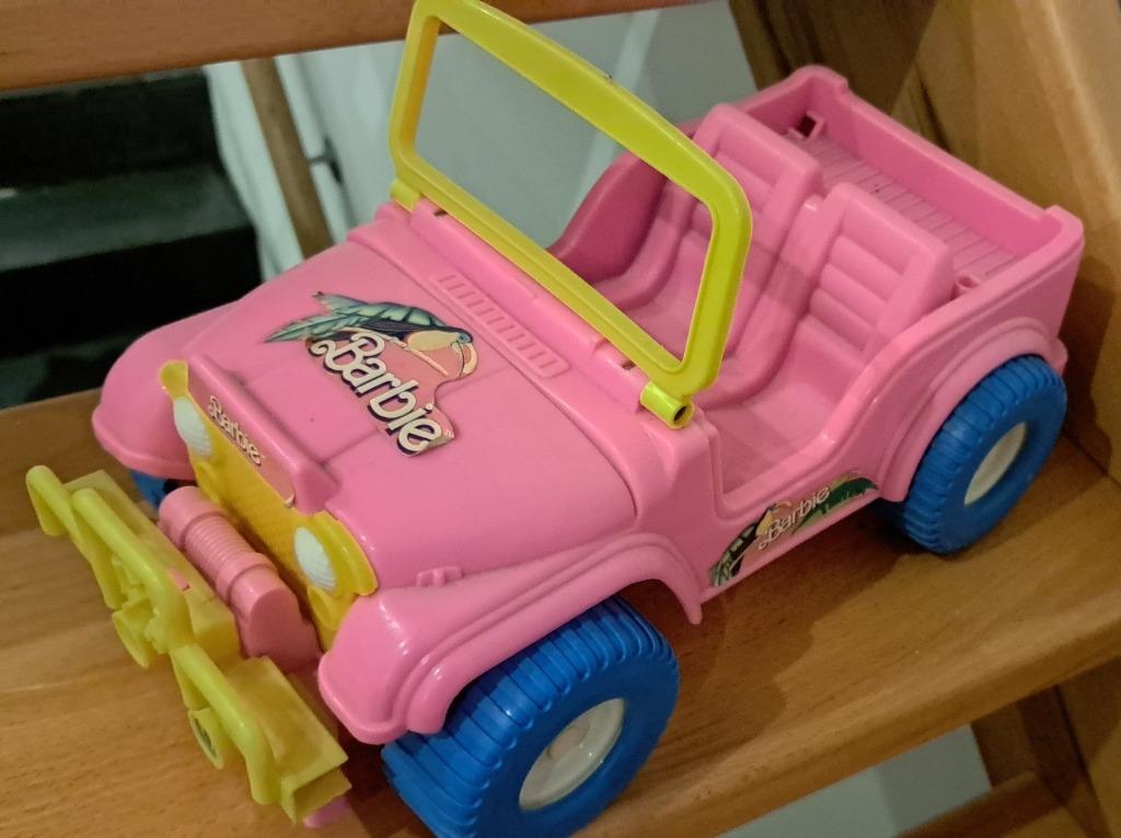 Barbie safari jeep, Kinderen en Baby's, Ophalen, Gebruikt, Barbie
