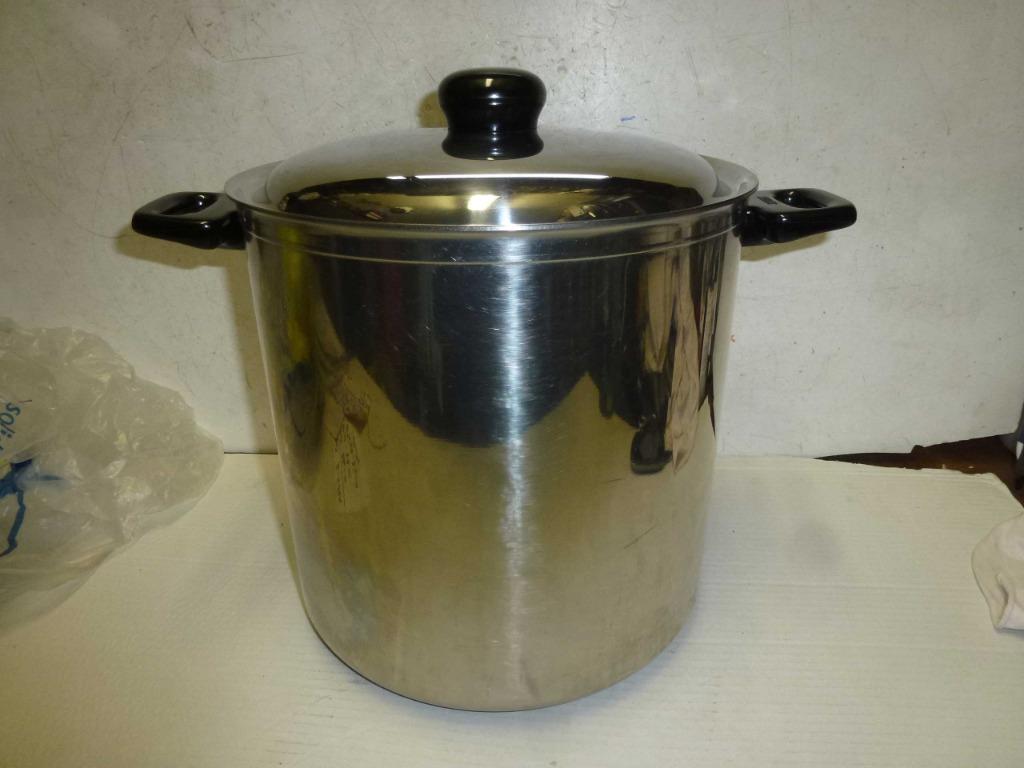 grande marmite FAITOUTS capacité 12 Lit  comme neuve, Inox, Enlèvement ou Envoi, Comme neuf, Plaques à induction