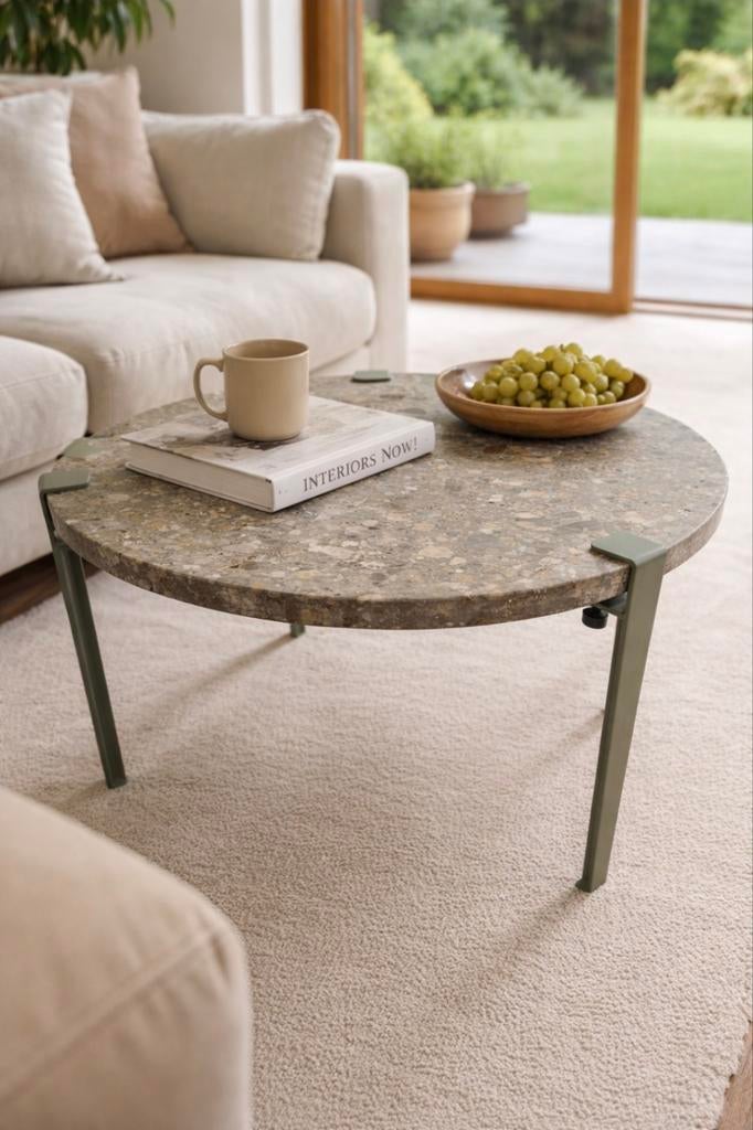 Terrazzo Ceppo salontafel, Enlèvement