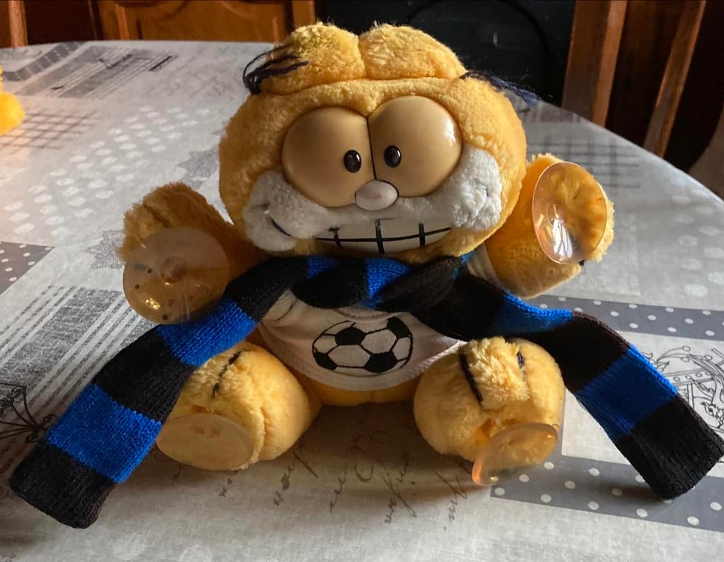 Club Brugge Garfield met 4 zuignappen., Ophalen of Verzenden, Gebruikt