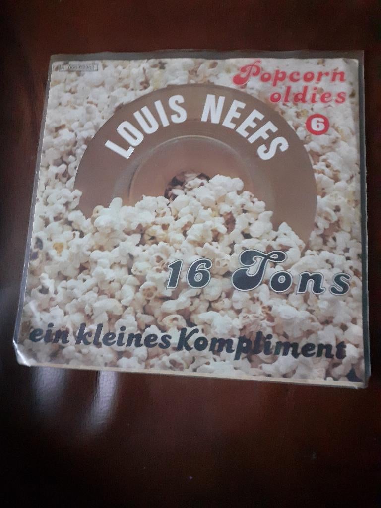 45T Louis Neefs : 16 Tons / Ein kleines Kompliment (Belpop), Cd's en Dvd's, Ophalen of Verzenden