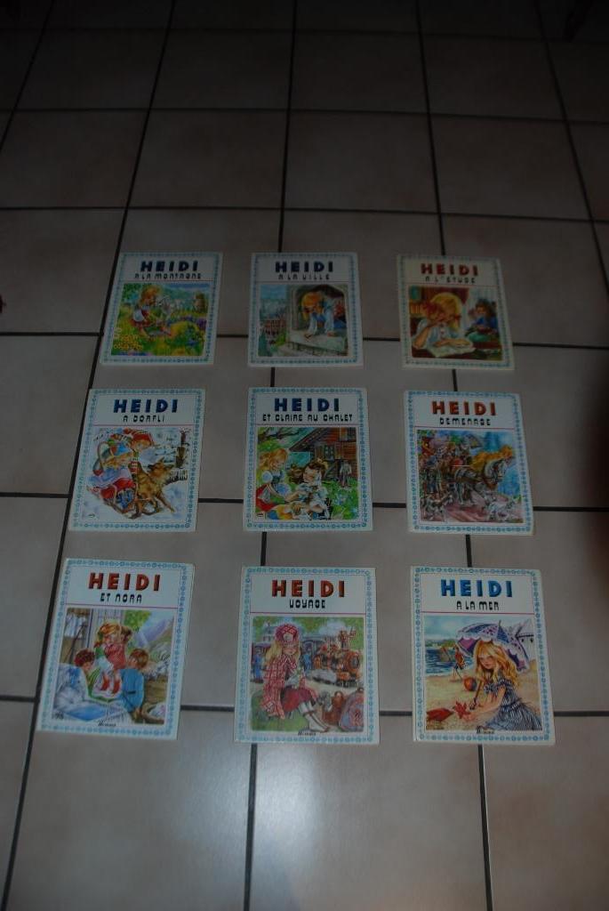 Collection vintage de 9 livres"Heidi"à 3€ pièce TBon état!, Gelezen, Non-fictie, Ophalen of Verzenden, Marie-José Maury
