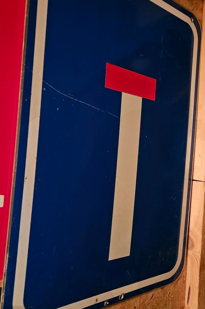 Panneau de signalisation pour une impasse, Collections, Enlèvement ou Envoi, Comme neuf