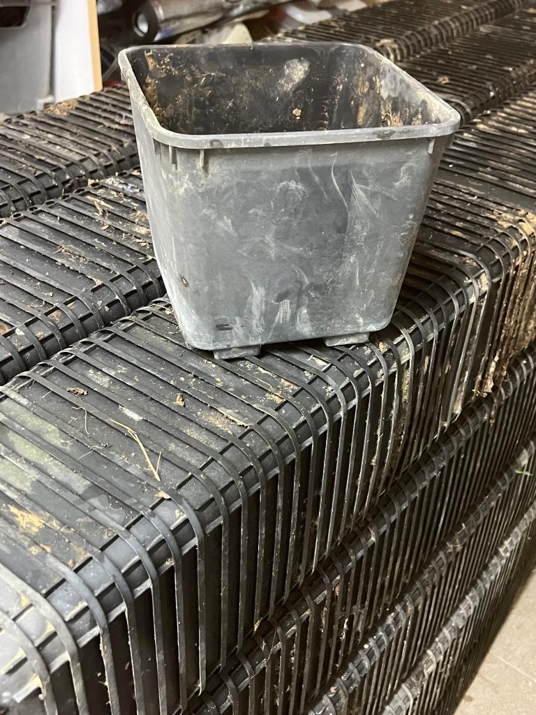 Bato kweekbakken in harde plastiek 20 x 20 cm, Tuin en Terras, Kunststof, Gebruikt, Vierkant, Ophalen of Verzenden