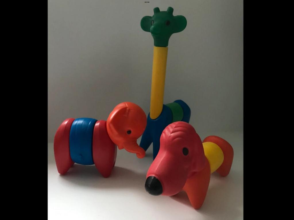Tupperware Zoo it yourself dieren olifant hond giraf, Ophalen of Verzenden, Zo goed als nieuw