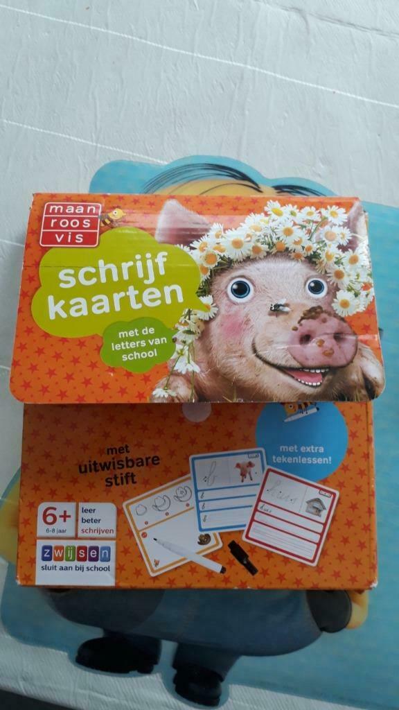 Maan Roos Vis Schrijfkaarten (Zwijsen), Enlèvement ou Envoi, Utilisé