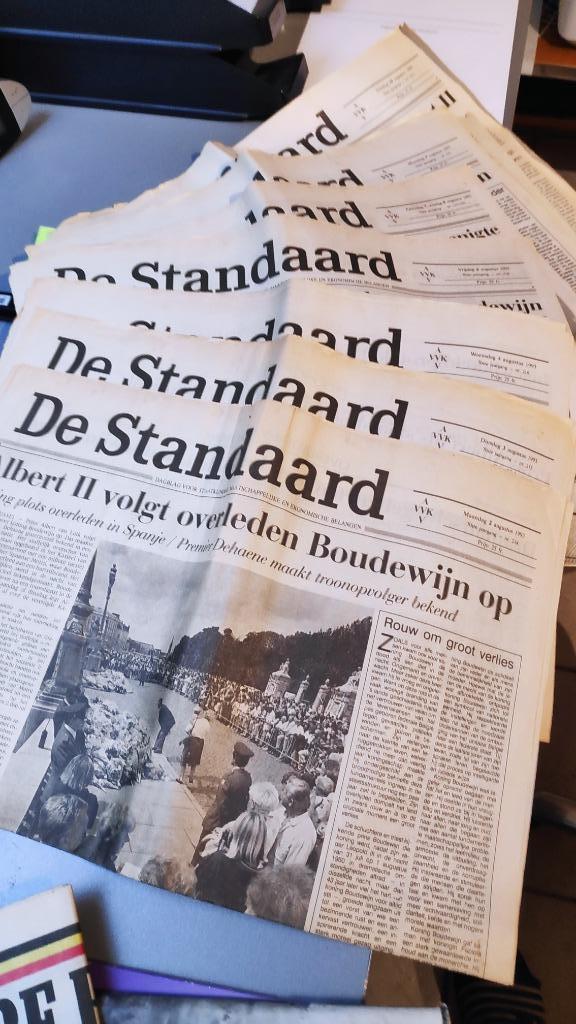 Overlijden Koning Boudewijn, Verzamelen, Ophalen of Verzenden