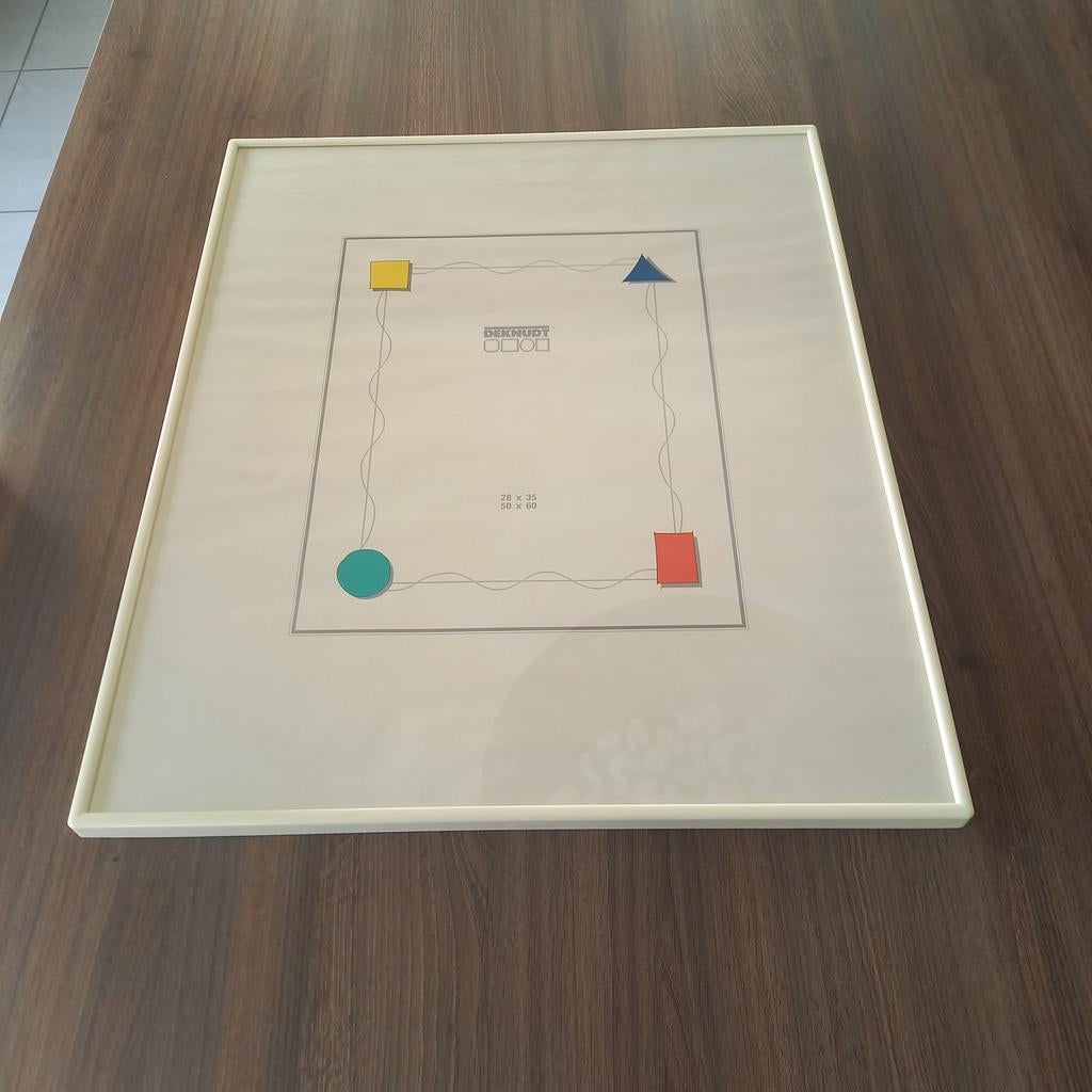 Cadre blanc 50 cm x 60 cm, Enlèvement, Comme neuf