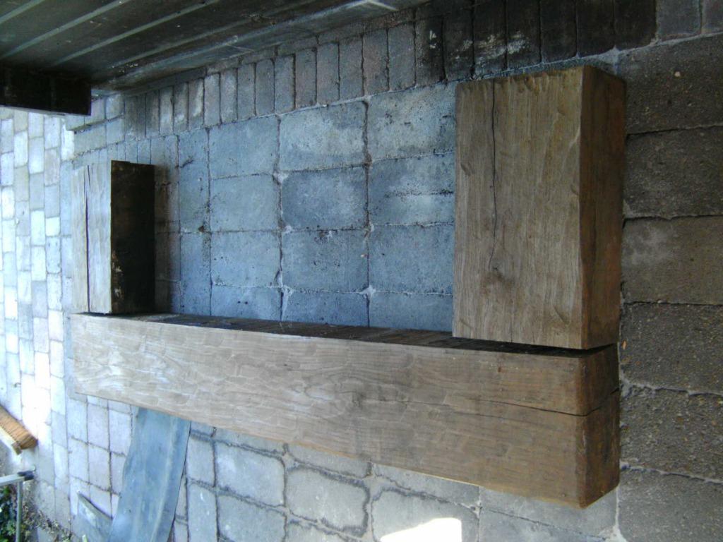 Eiken schouwbalk, Enlèvement, Utilisé