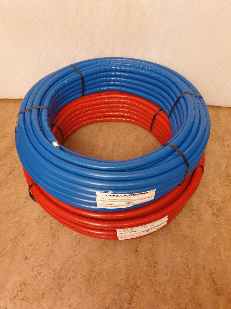 Alpex buis 16×2mm , met isolatie 6mm , rol 100m., Ophalen, Nieuw