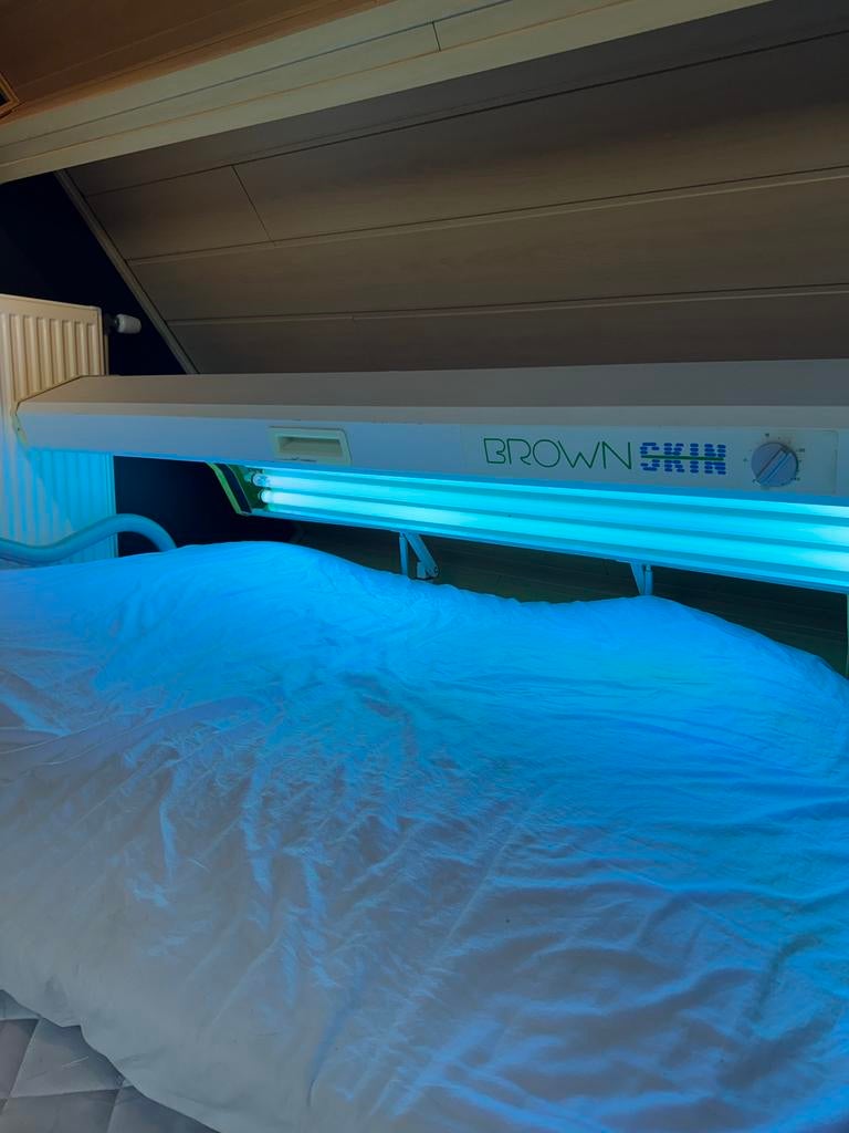 Hemelzonnenbank, Electroménager, Solarium, Banc solaire & Bronzage facial, Utilisé, Enlèvement