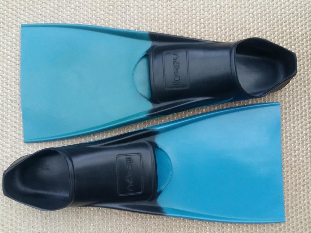 Palmes de natation 46-47 | Décathlon, Watersport en Boten, Duiken, Ophalen of Verzenden, Gebruikt, Zwem- of Duikvliezen
