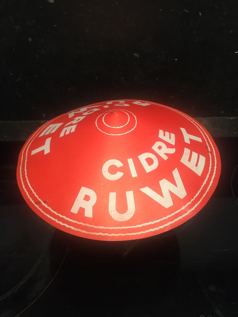 cidre ruwet reclame hoed, Verzamelen, Merken en Reclamevoorwerpen, Ophalen of Verzenden, Zo goed als nieuw, Overige typen