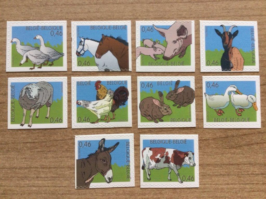 3481-3490, Envoi, Non oblitéré, Neuf