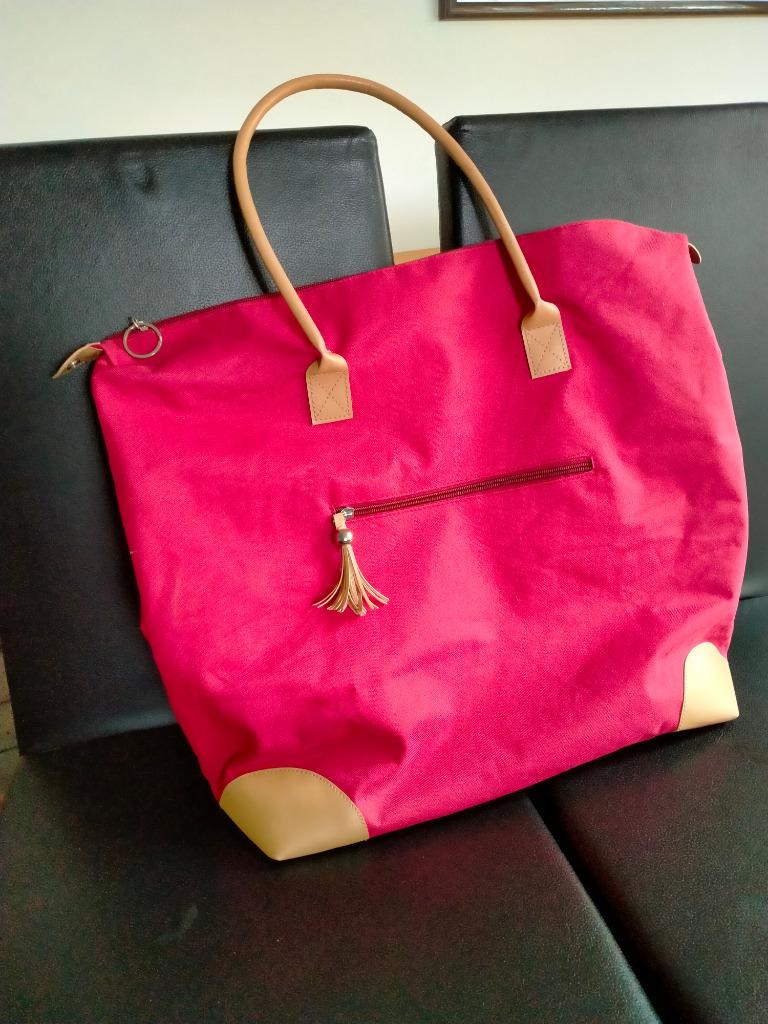 Grand sac de courses, Enlèvement ou Envoi, Utilisé, Rouge, Shopper