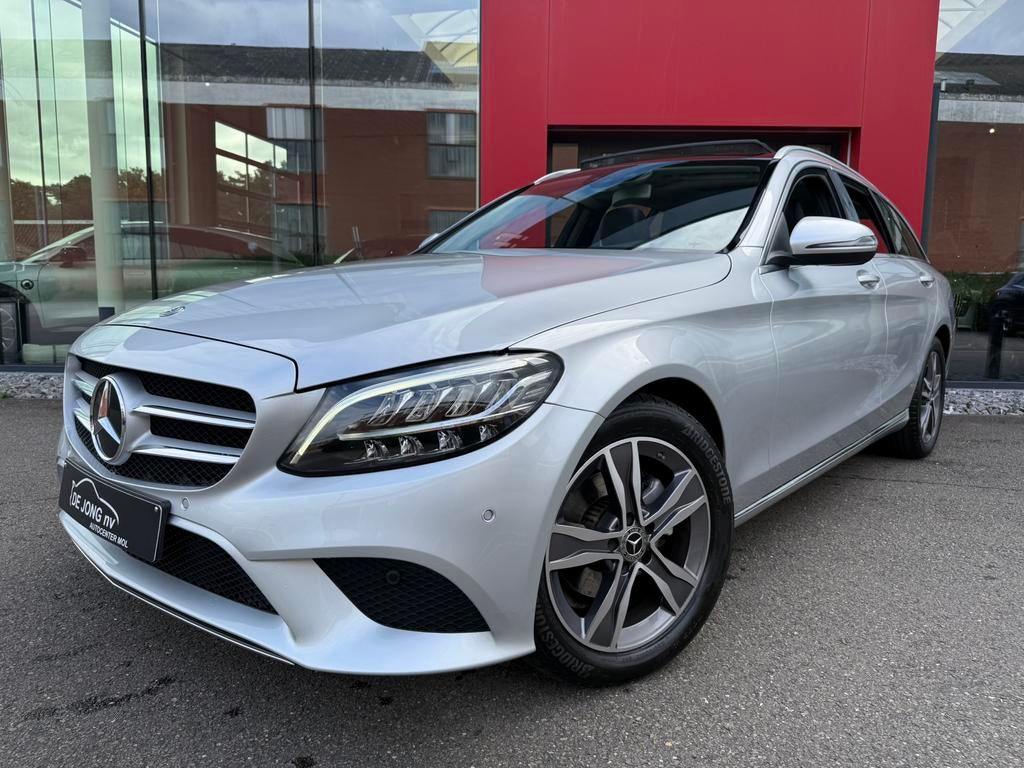 Mercedes C180 Break-2020/Line/Sfeer/Dodehoek/Pano/Camera/Led, Automaat, 1497 cc, 4 cilinders, Leder en Stof