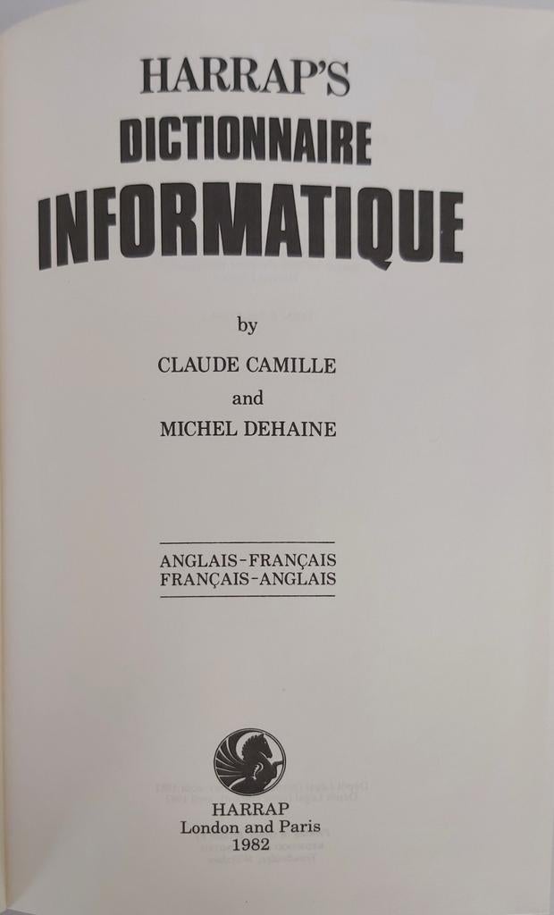 Computerwoordenboek - Engels-Frans, Ophalen of Verzenden, Zo goed als nieuw, Claude Camille et Michel Dehaine, Engels