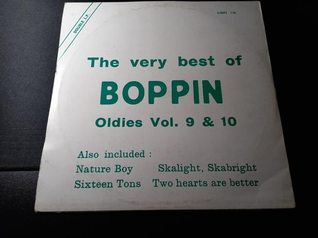 The Very Best Of Boppin' Oldies Vol. 9 & 10 Popcorn - Lp's, Enlèvement ou Envoi, Comme neuf, 12 pouces, Soul, Nu Soul ou Neo Soul