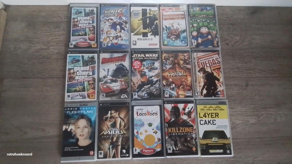 Diverse PSP Games/Films. UPDATE 23/03, Verzenden