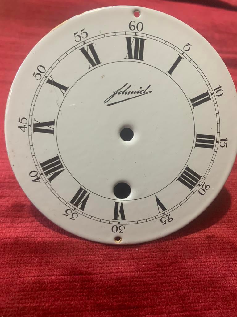 Cadran pendule émaillée