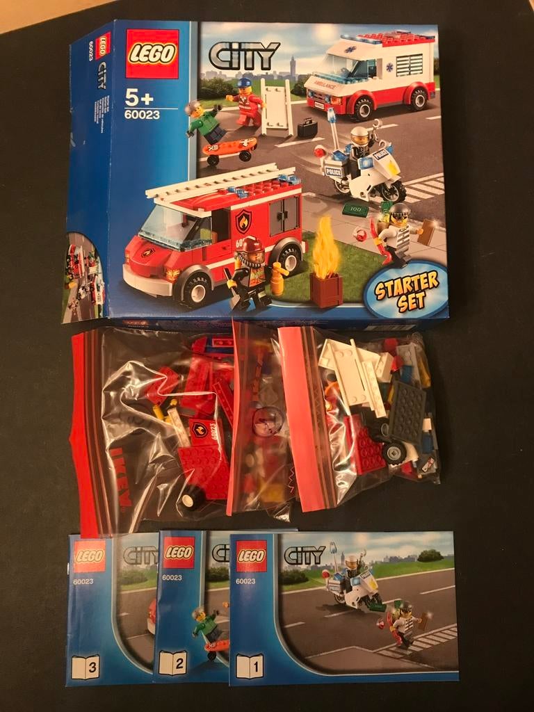 LEGO City - brandweer en ambulance- 60023, Enlèvement ou Envoi, Comme neuf, Ensemble complet, Lego