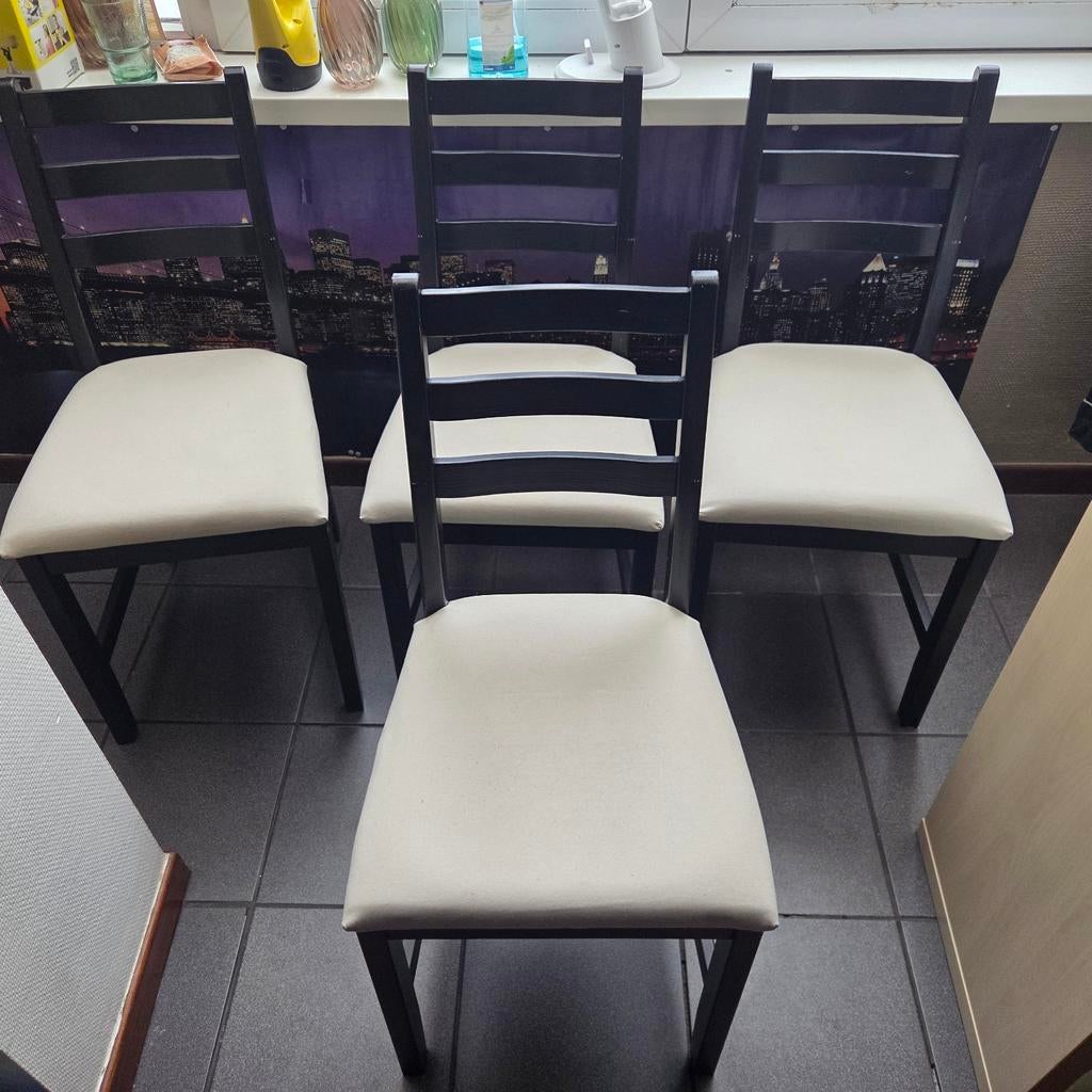 4 chaises ikea + table, Maison & Meubles, Chaises, Enlèvement ou Envoi